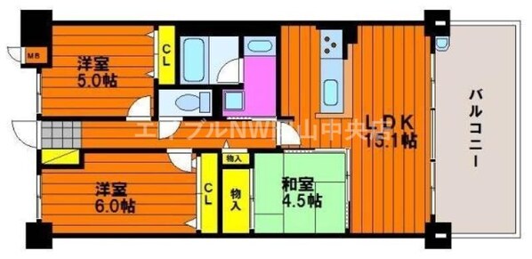 アルファスマート高柳の物件間取画像